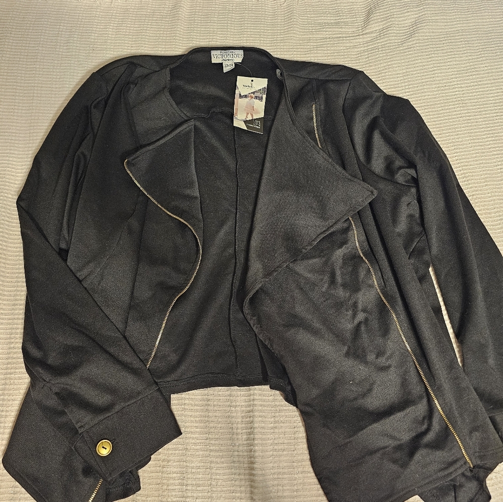 Society + plus size bomber jacket